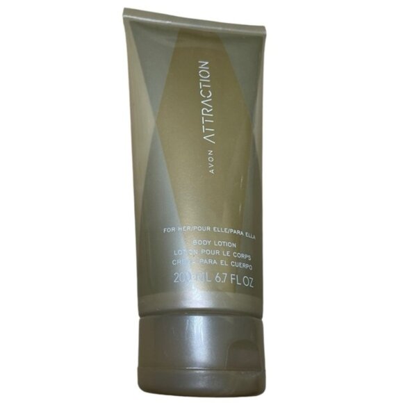 Avon NEW Attraction Body Lotion Wood Fruity Scents Smell Soft Skin Care Products - Picture 3 of 3